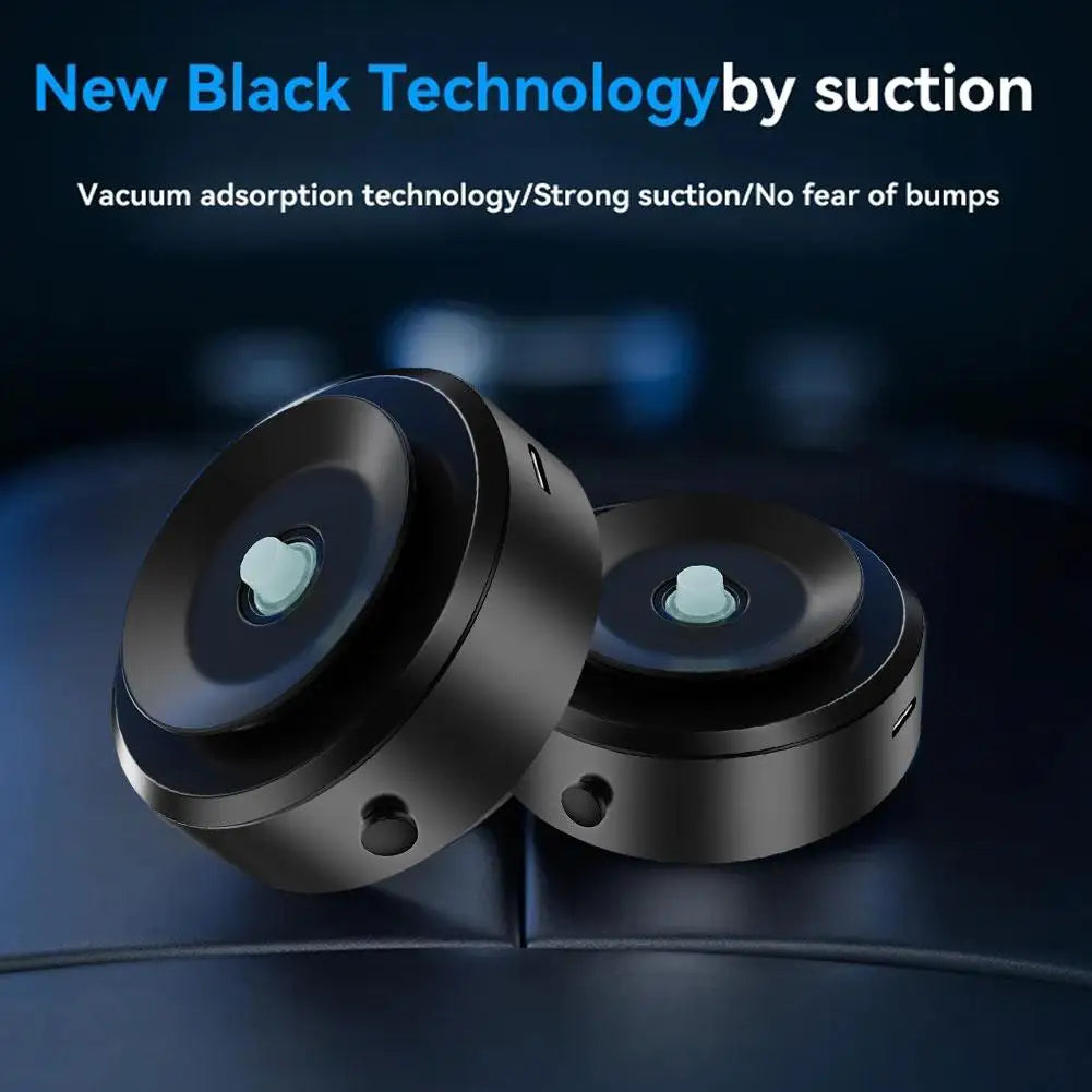 Intelligent Car Mount Mobile Phone Holder Magnetic Black Technology  Adsorption Bracket Vacuum Adsorption Stable